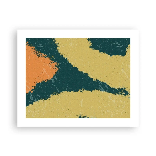 Poster - Abstractie – langzame beweging - 50x40 cm
