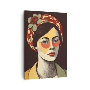 Schilderen op canvas - Koraal Dame - 70x100 cm