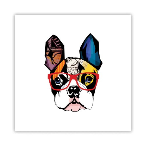 Poster - intellectueel - 40x40 cm