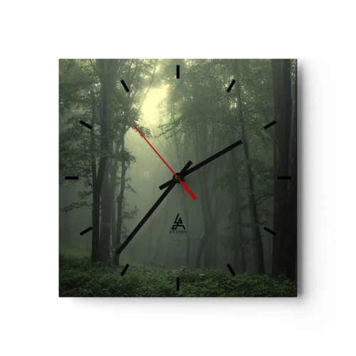 Wandklok - Klok - Voordat hij wakker wordt - 30x30 cm