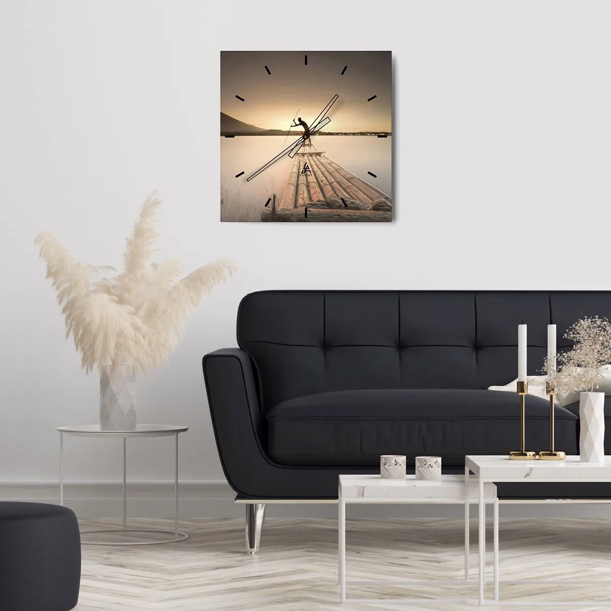 Wandklok - Klok - Voor het slapen gaan - 40x40 cm