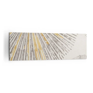 Schilderen op canvas - De schoonheid van de straal - 160x50 cm