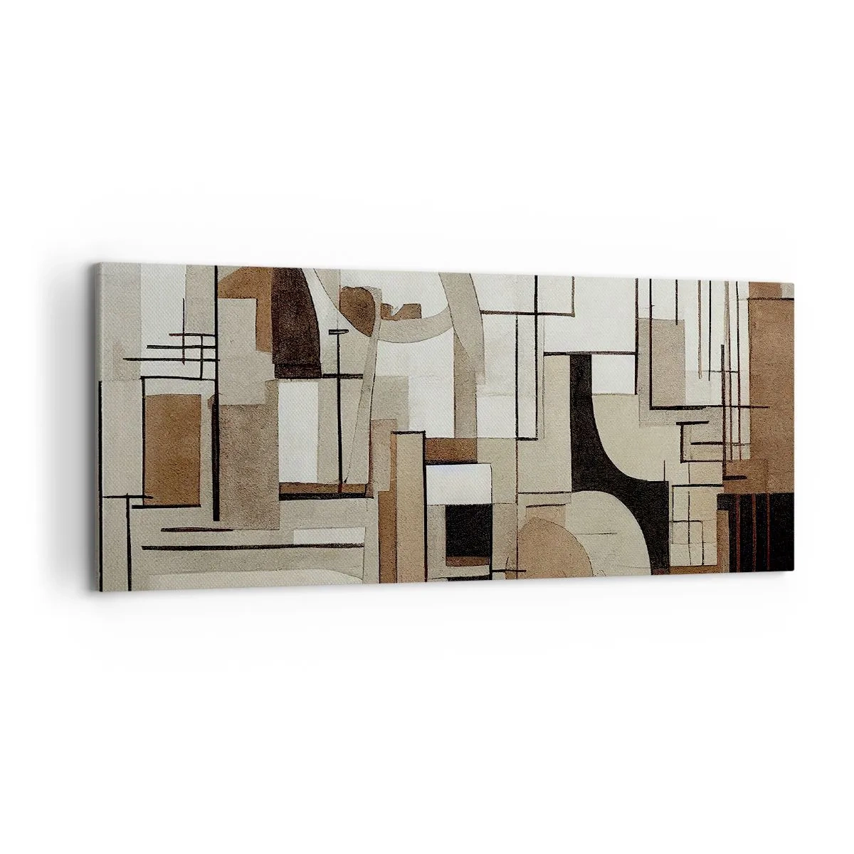 Schilderen op canvas - Stadslandschap 2.0 - 100x40 cm