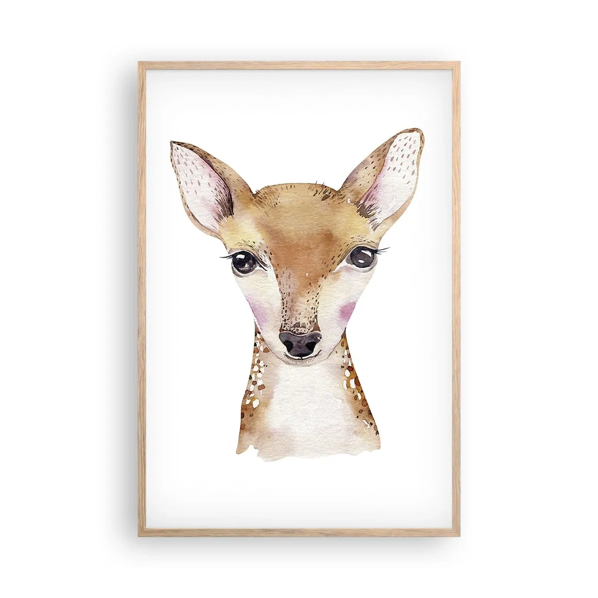 Een poster in een licht eiken lijst - De aard van onschuld - 61x91 cm