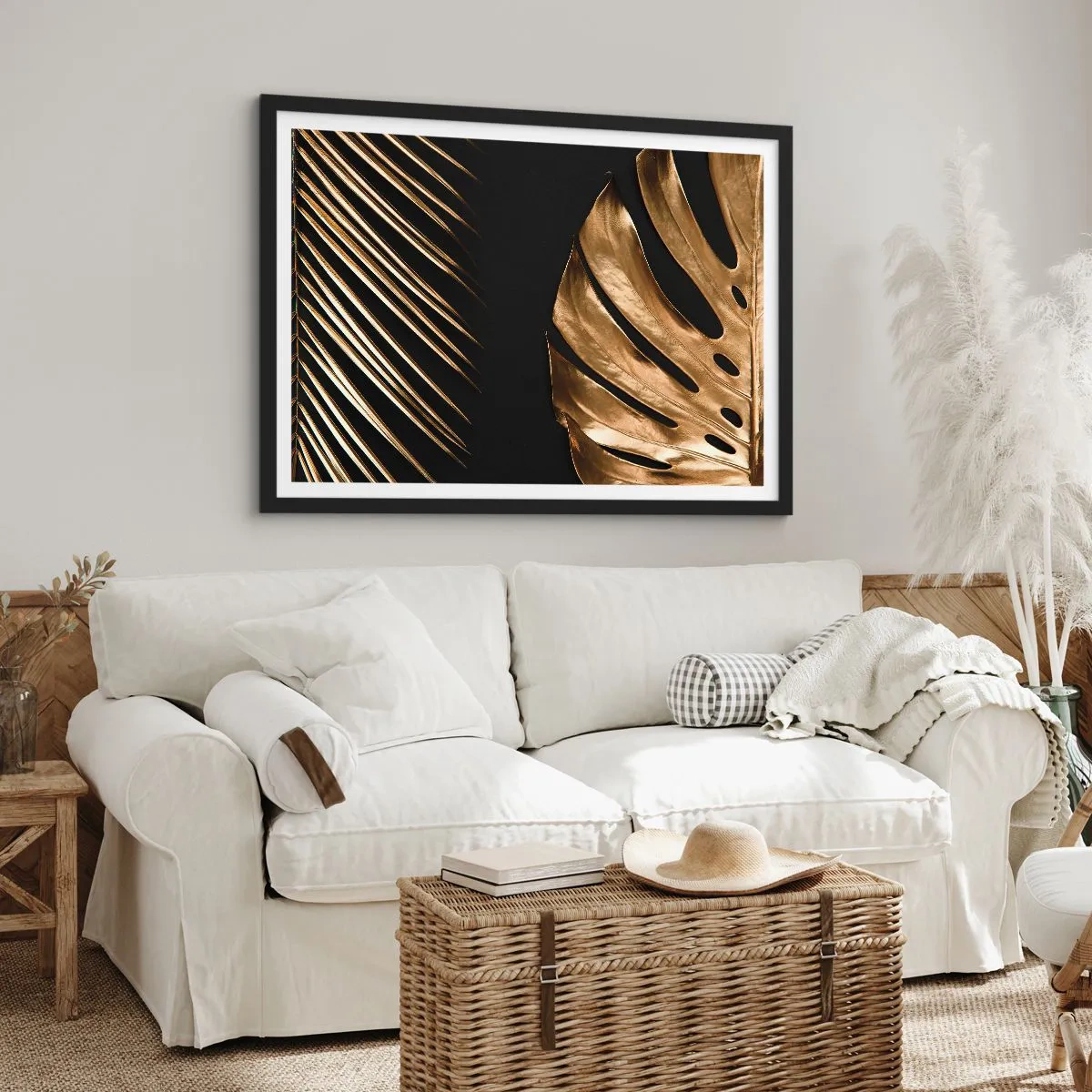 Poster in een zwarte lijst - Anders en net zo duur - 50x40 cm