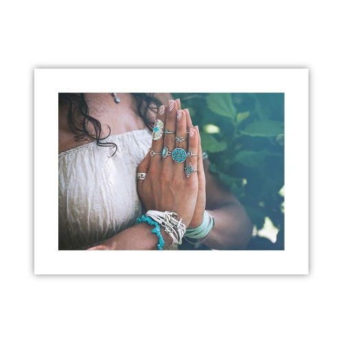 Poster - Welkom in het centrum van het zijn - 40x30 cm