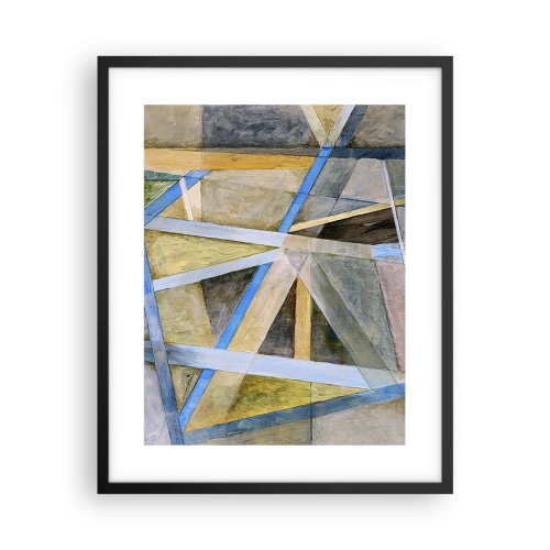 Poster in een zwarte lijst - Recht of diagonaal? - 40x50 cm