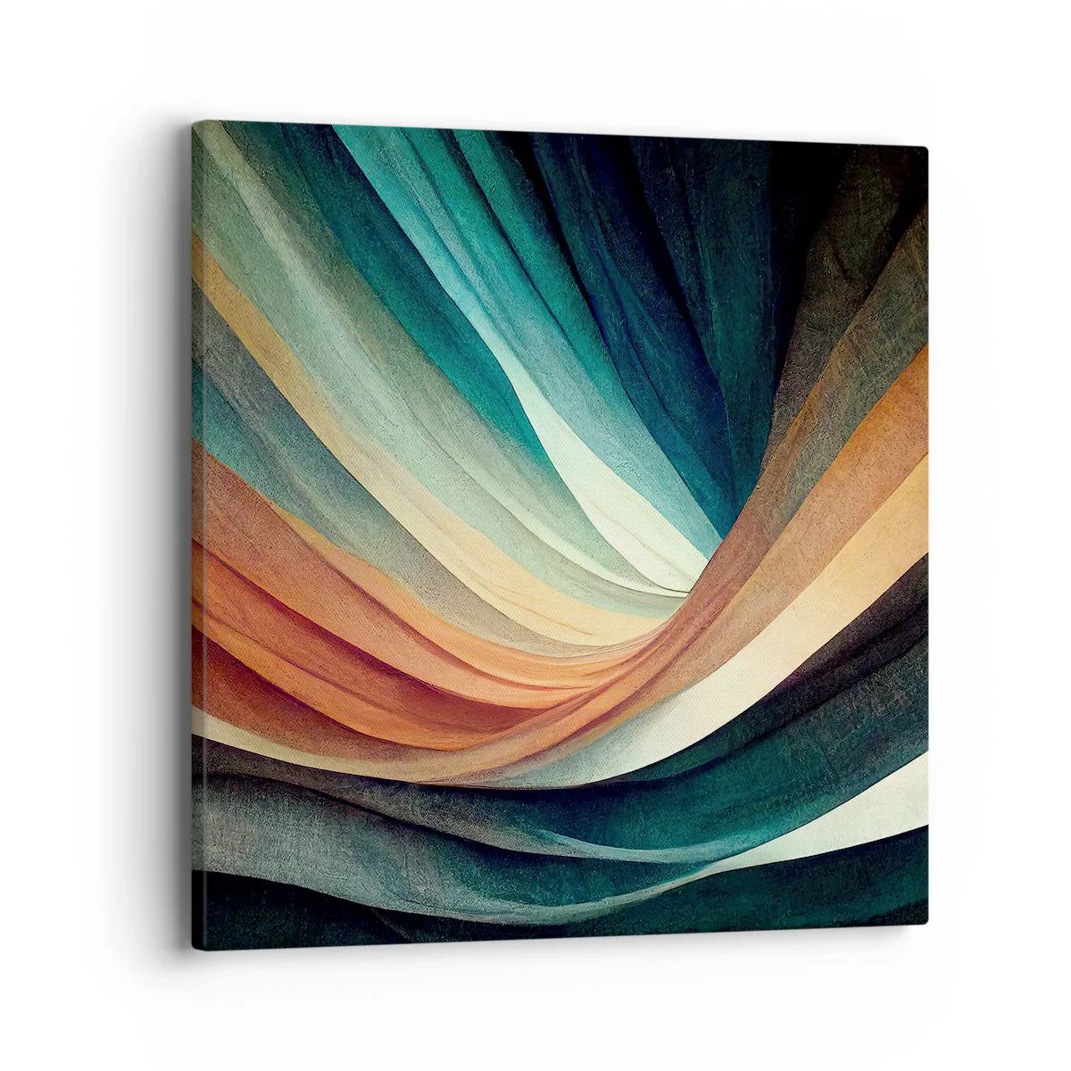 Schilderen op canvas - Geweven uit kleuren - 40x40 cm