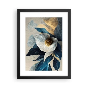 Poster in een zwarte lijst - Hij heeft een hart van goud - 30x40 cm