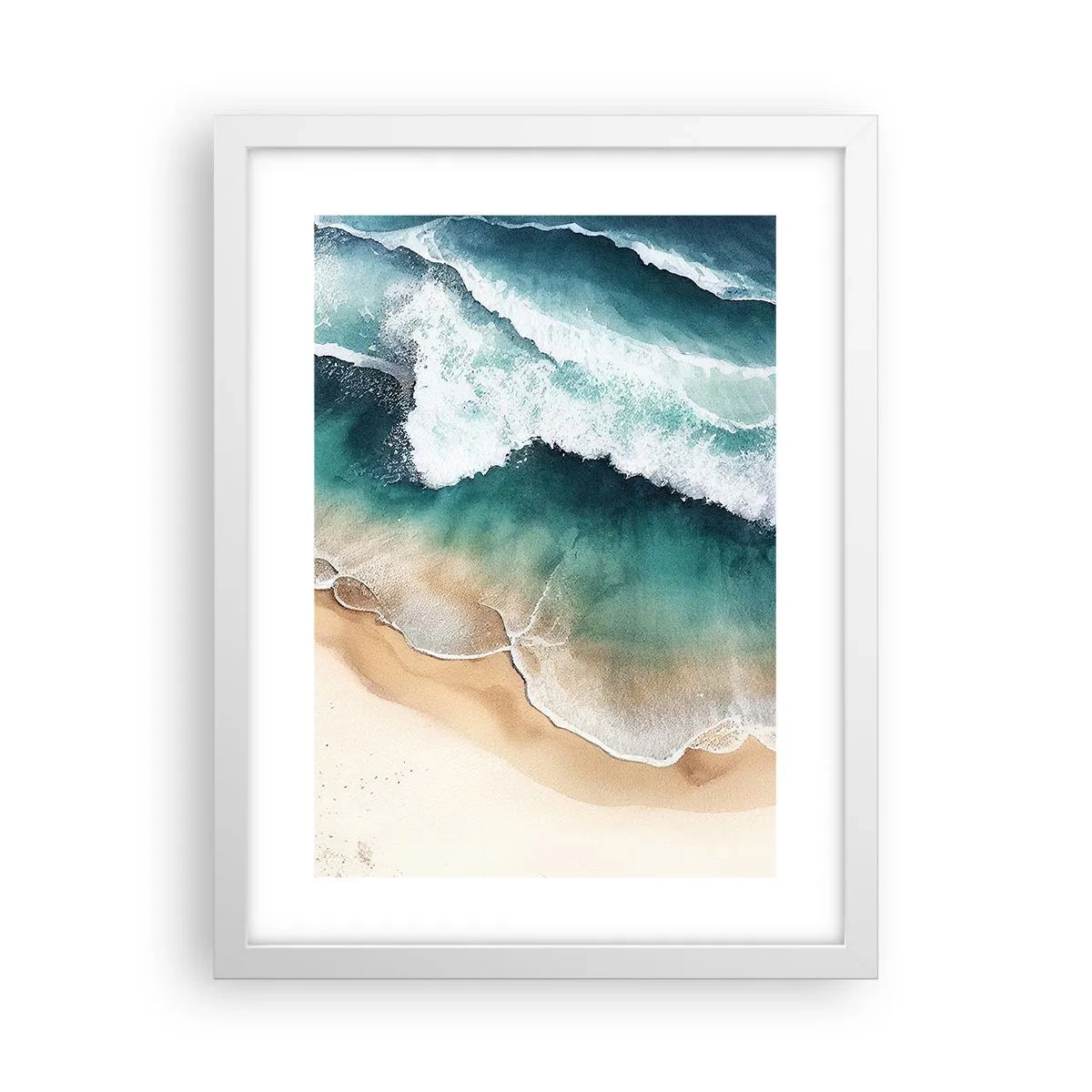 Poster in een witte lijst - De eeuwige ontmoeting - 30x40 cm