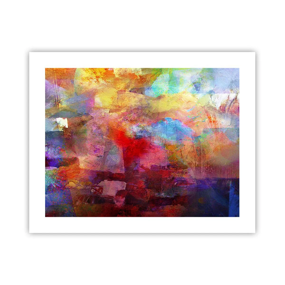 Poster - Kijk in de regenboog - 50x40 cm