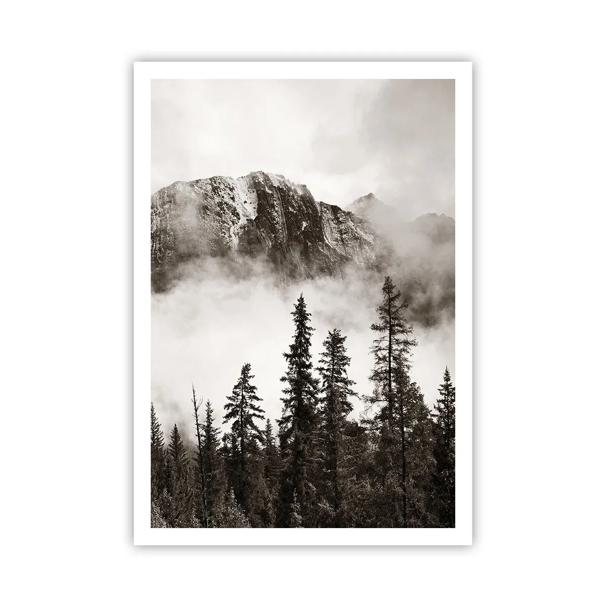 Poster - Granieten liniaal - 70x100 cm