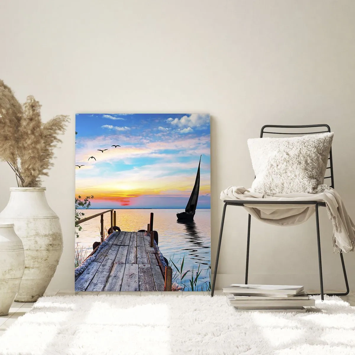 Schilderen op glas - Goedeavond - 50x70 cm