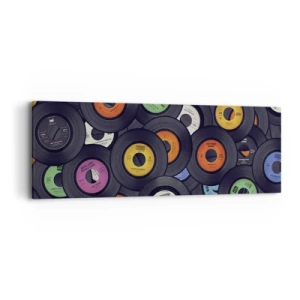 Schilderen op canvas - De kleuren van de klassiekers - 90x30 cm