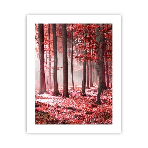 Poster - Rood is net zo mooi - 40x50 cm
