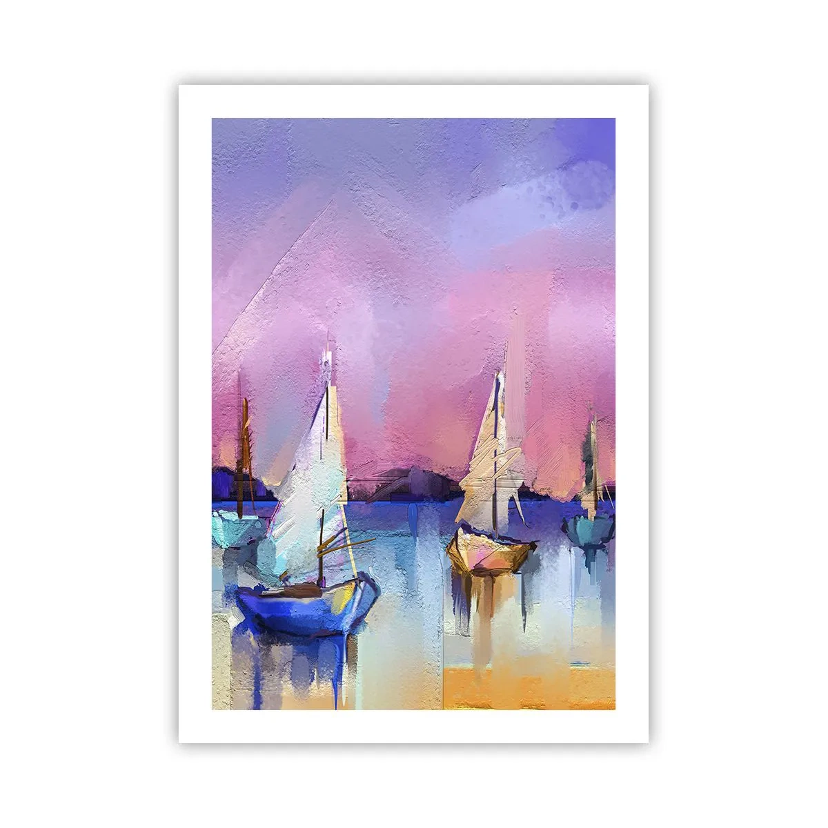 Poster - Richting: breed water - 50x70 cm