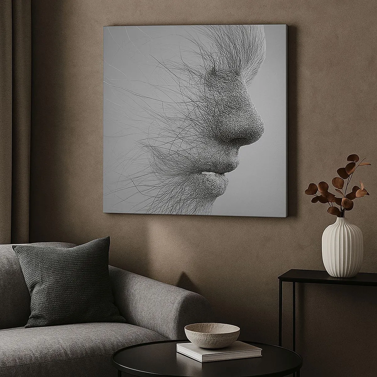 Schilderen op canvas - De geest van de wind - 30x30 cm