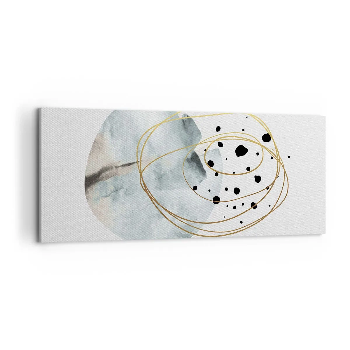 Schilderen op canvas - Omarmd door de ruimte - 120x50 cm