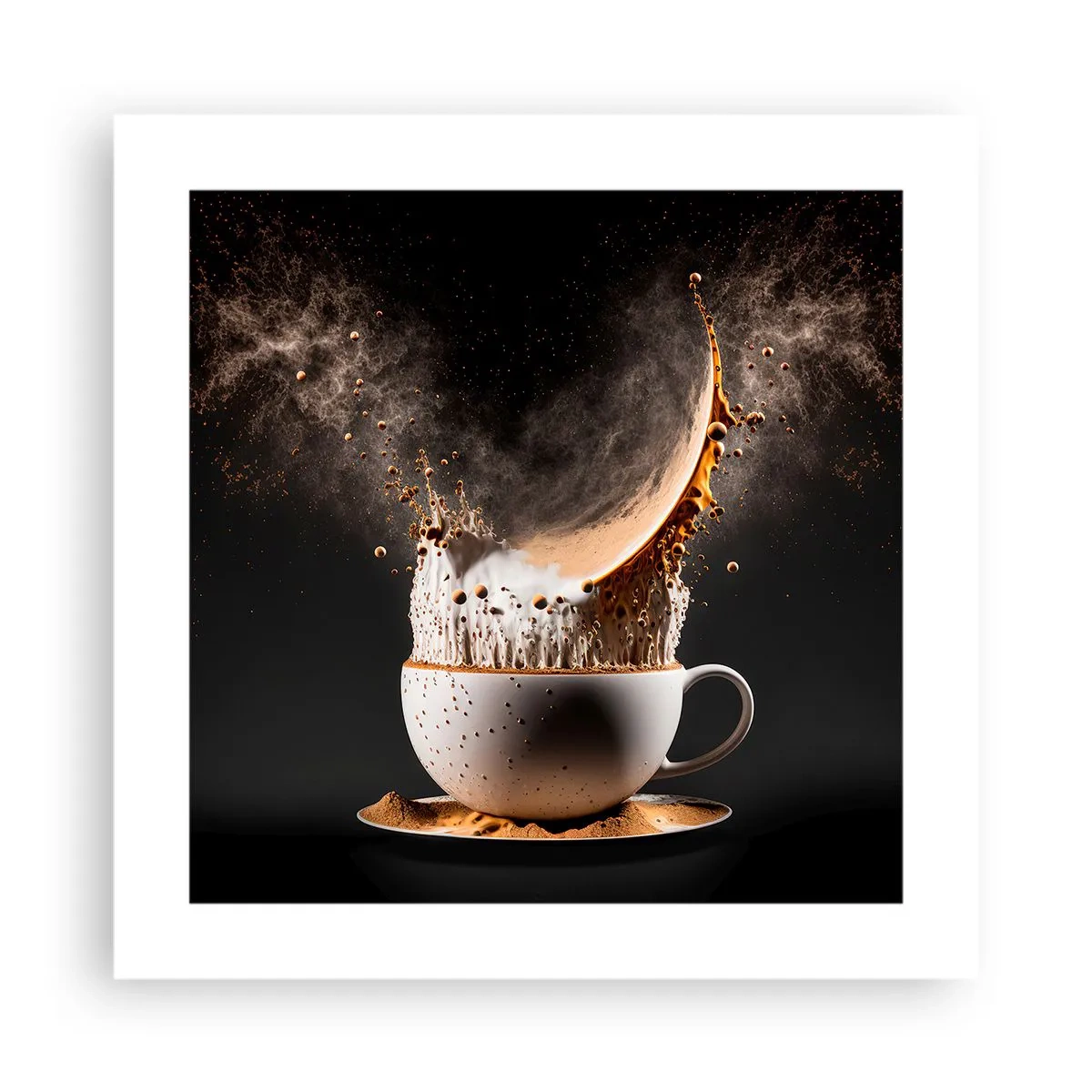 Poster - Een explosie van smaak - 40x40 cm