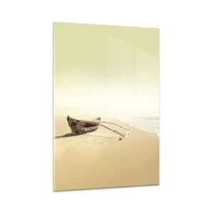 Schilderen op glas - Geheugen van de Stille Zuidzee - 50x70 cm