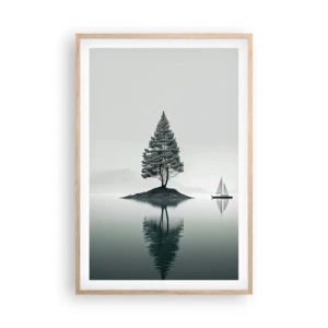 Een poster in een licht eiken lijst - Droom - 61x91 cm