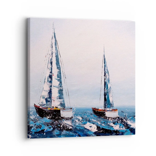 Schilderen op canvas - Broederschap van de wind - 30x30 cm