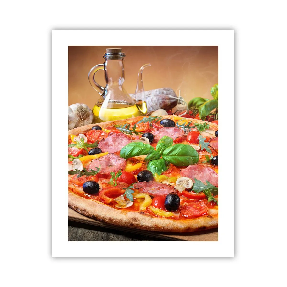 Poster - Met echte Italiaanse smaak - 40x50 cm