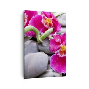 Schilderen op canvas - Kou en hitte - 70x100 cm