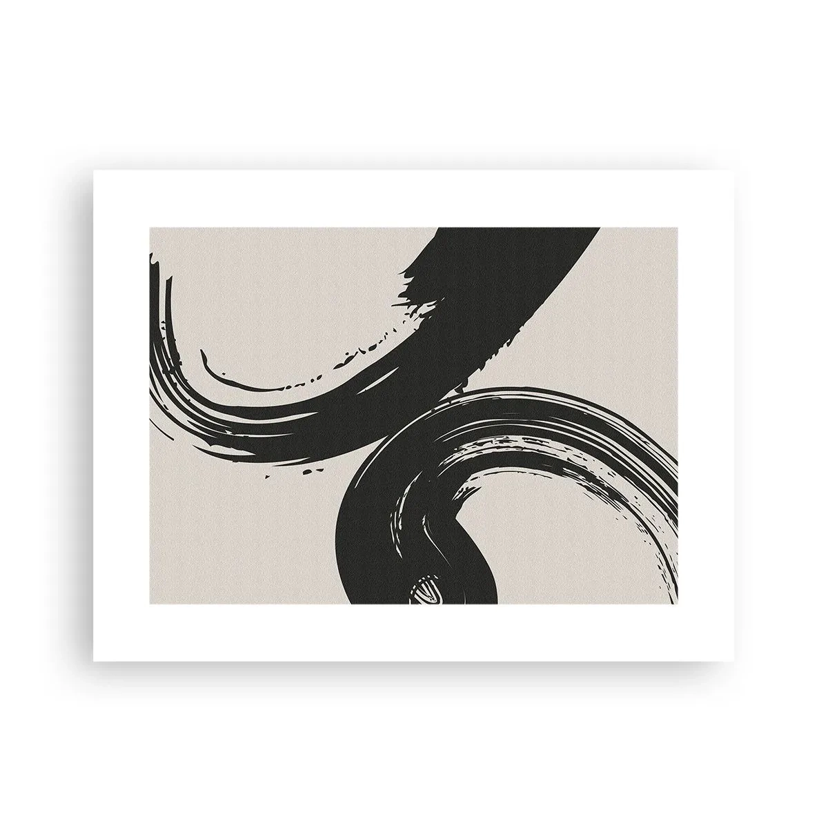 Poster - Vegend en cirkevormig - 40x30 cm