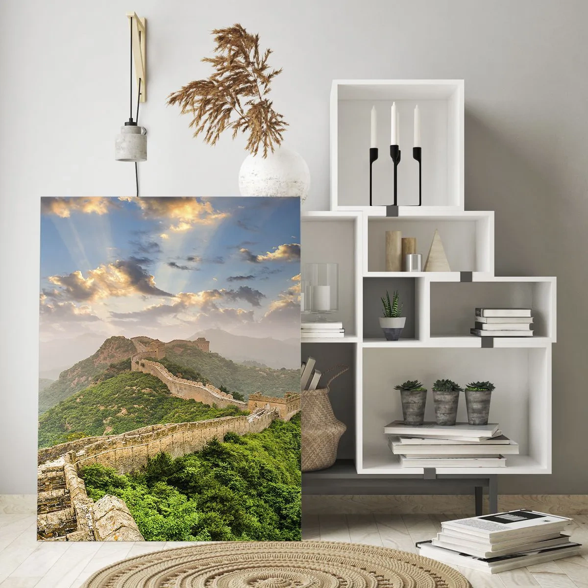 Schilderen op glas - Eeuwige grootheid - 50x70 cm