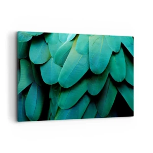 Schilderen op canvas - Papegaaiachtige precisie - 100x70 cm