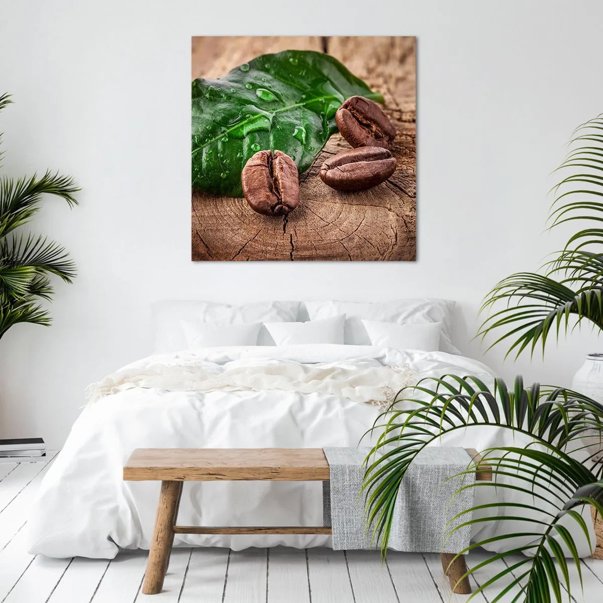 Schilderen op canvas - De meest ware en zwarte - 30x30 cm