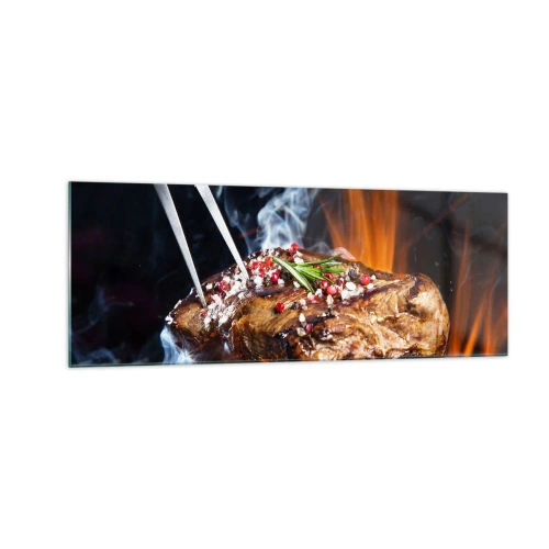 Schilderen op glas - Sappig en geurig - 140x50 cm