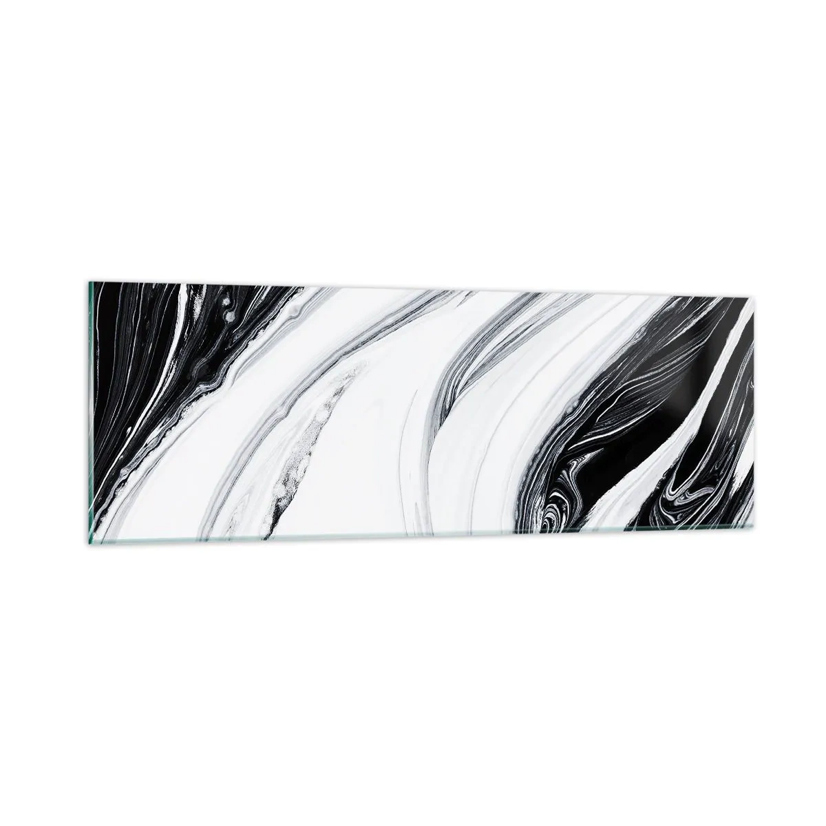 Schilderen op glas - Een combinatie van tegenstellingen - 90x30 cm