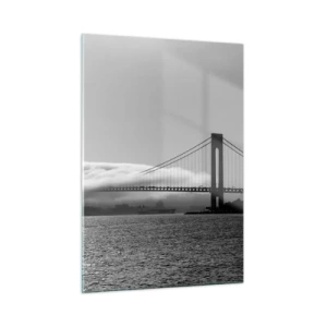 Schilderen op glas - Vaar door de Golden Gates - 50x70 cm