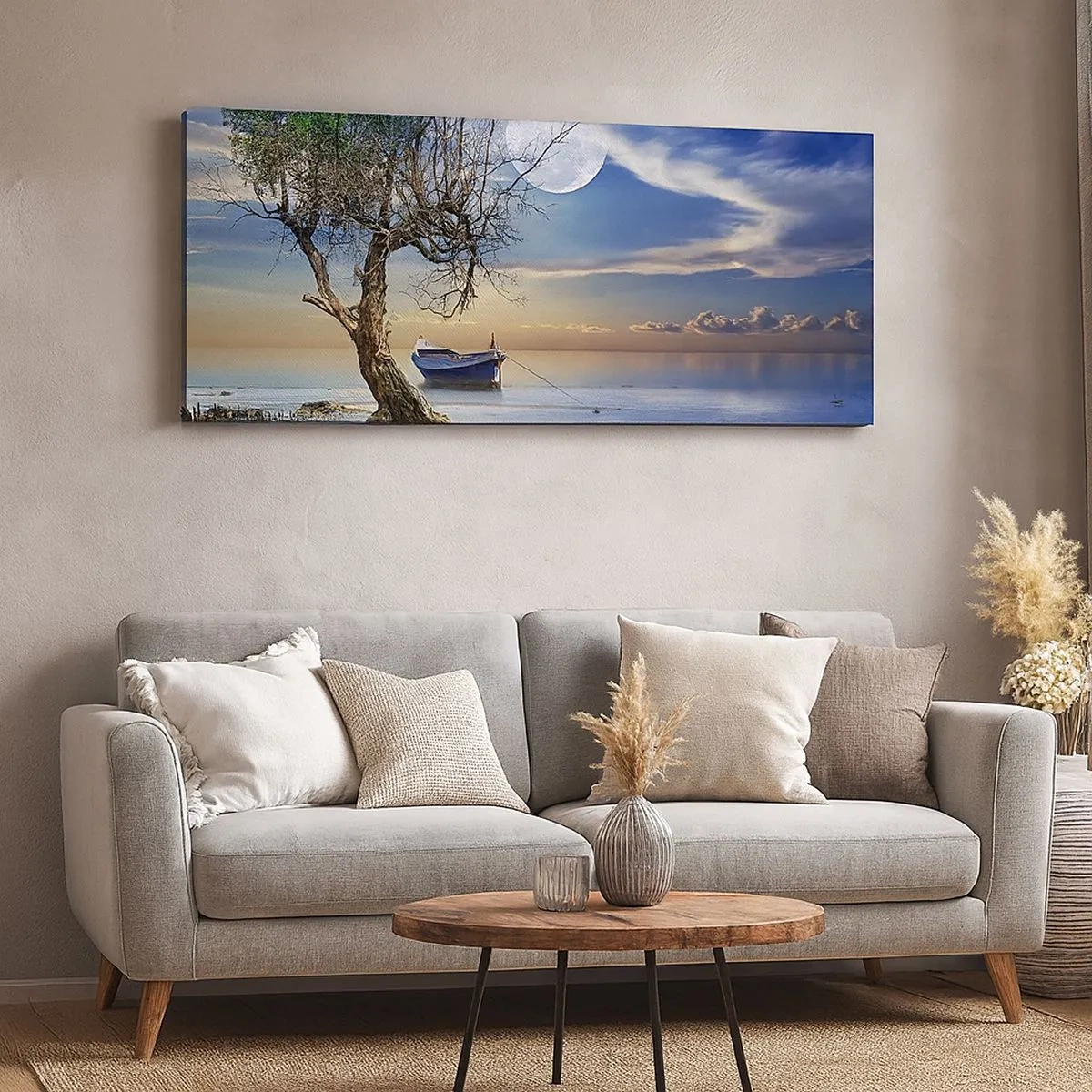 Schilderen op canvas - Is dit het einde of het begin? - 100x40 cm