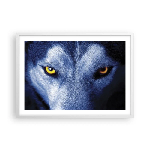 Poster in een witte lijst - Betoverende look - 70x50 cm