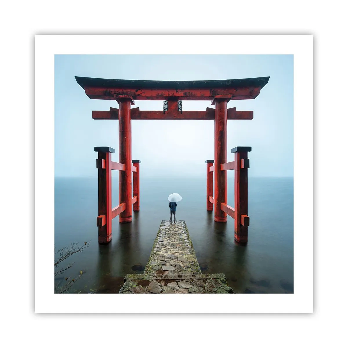 Poster - Japanse mijmering - 50x50 cm