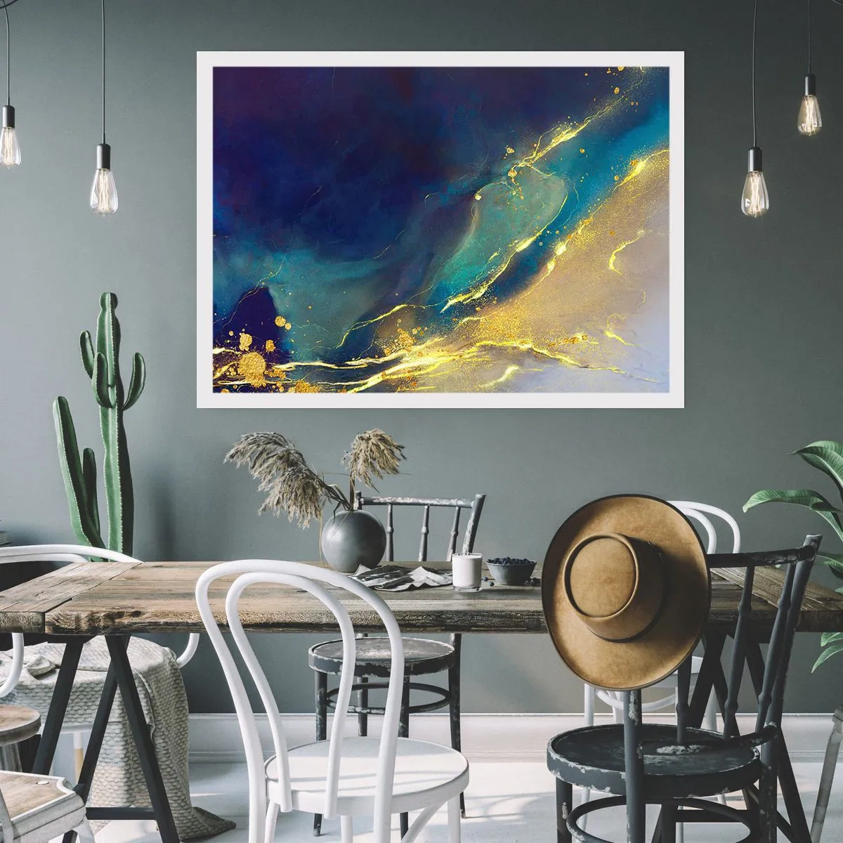 Poster - De gouden poel - 100x70 cm