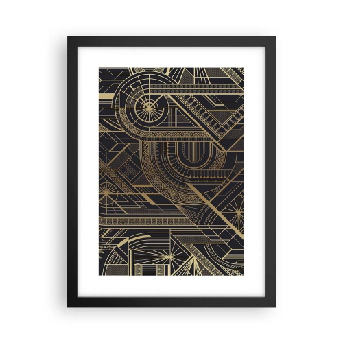 Poster in een zwarte lijst - Concepten, ideeën, plannen - 30x40 cm