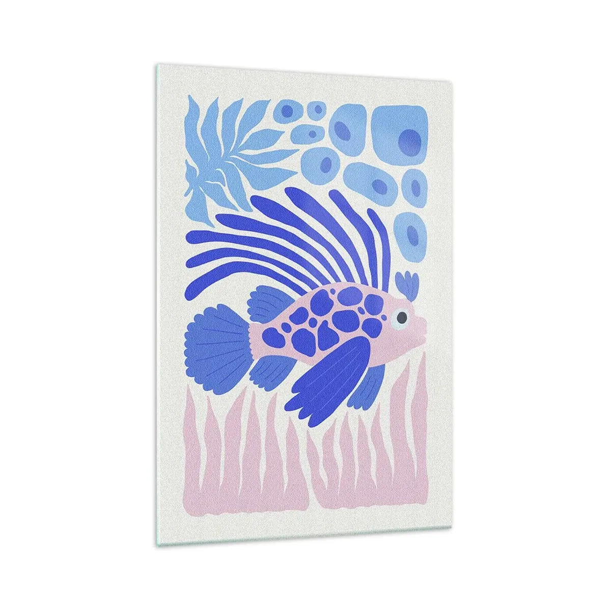 Schilderen op glas - In je element - 70x100 cm