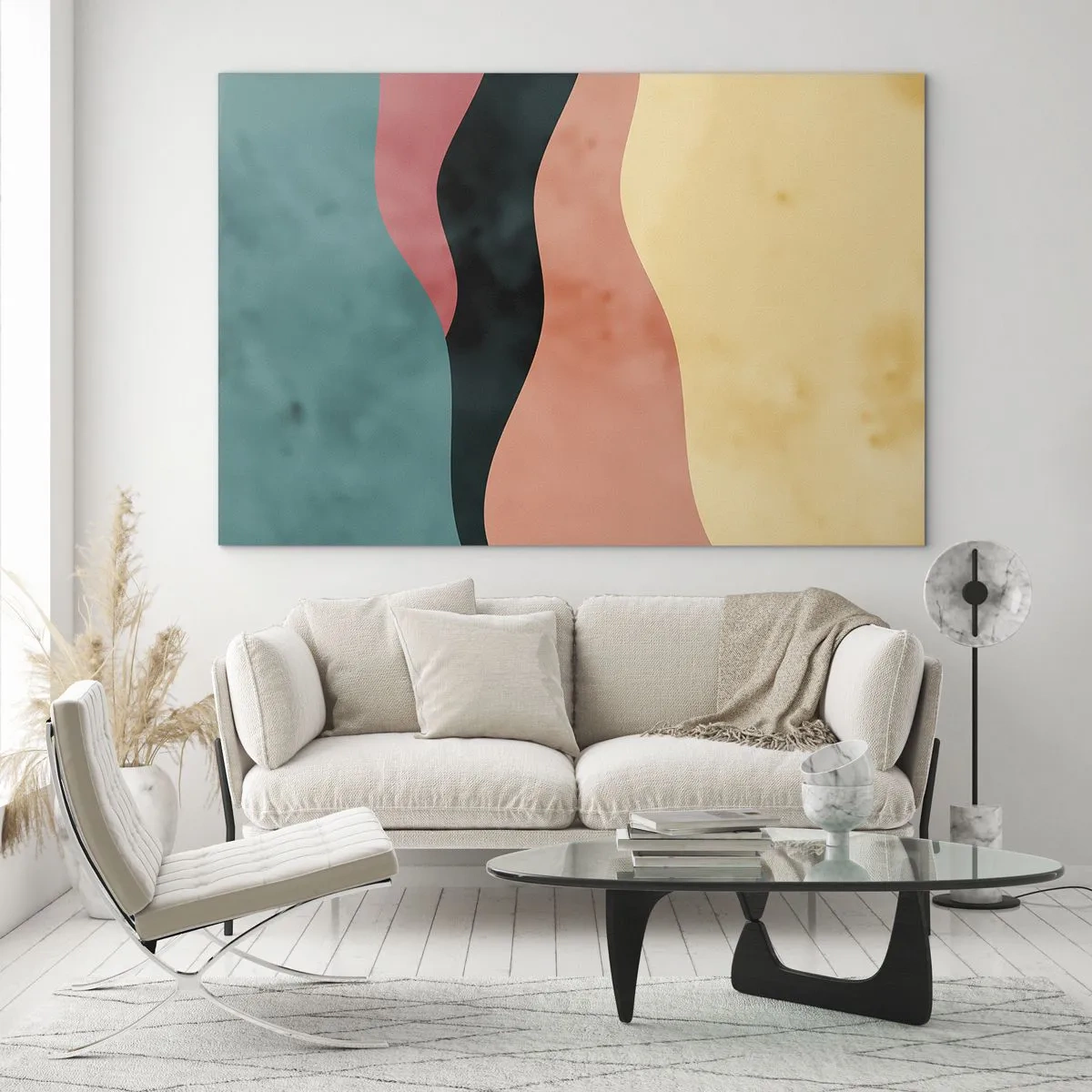 Schilderen op glas - Conforme non-conformiteit - 100x70 cm