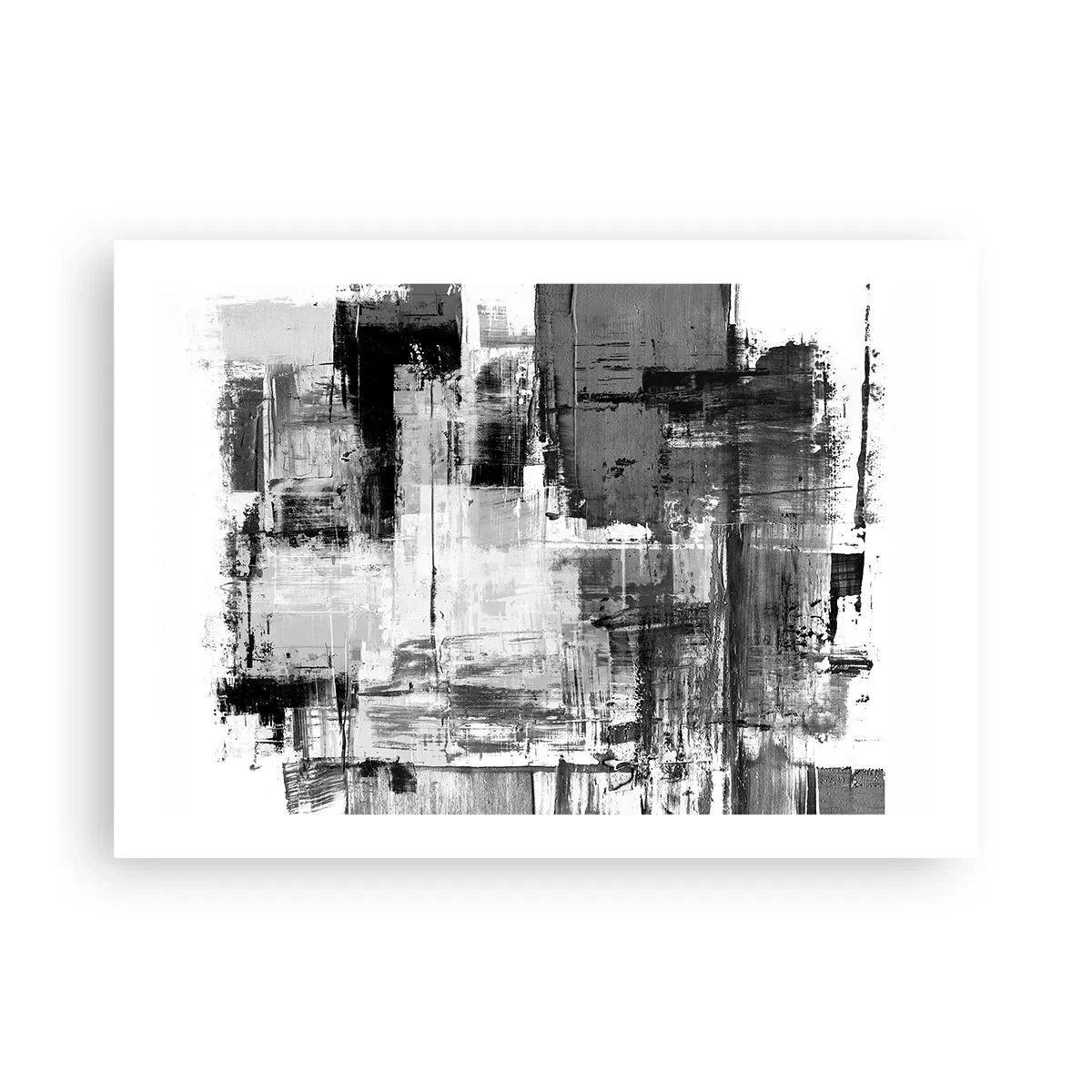 Poster - Grijs is prachtig - 70x50 cm