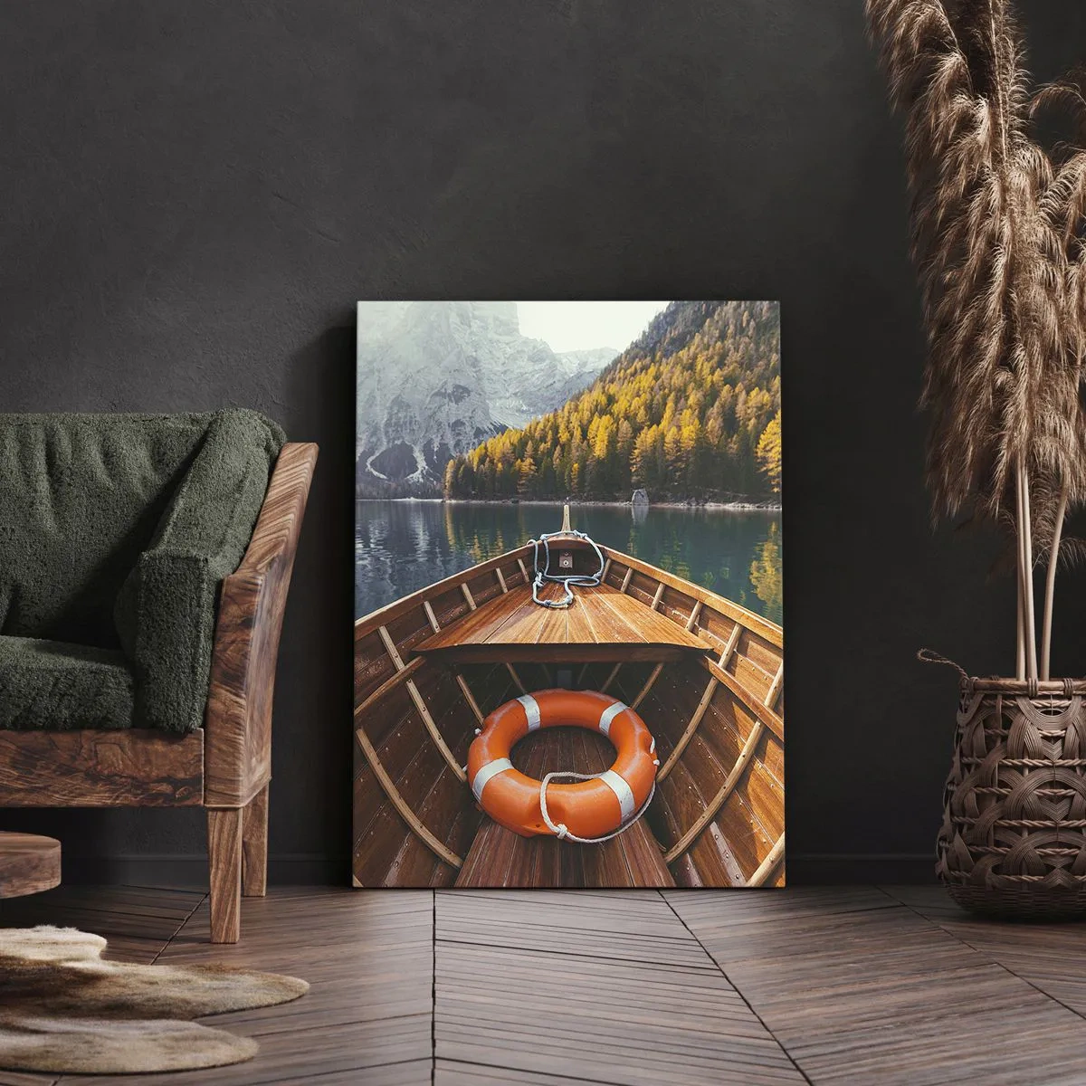 Schilderen op canvas - Bergtocht - 80x120 cm