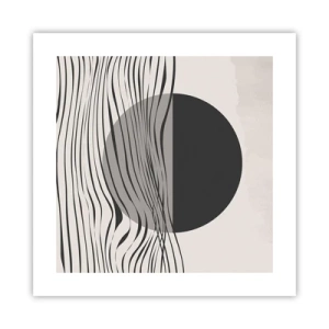 Poster - Halve compositie - 40x40 cm