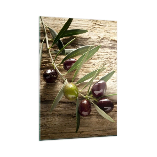 Schilderen op glas - Rechtstreeks uit de natuur - 50x70 cm