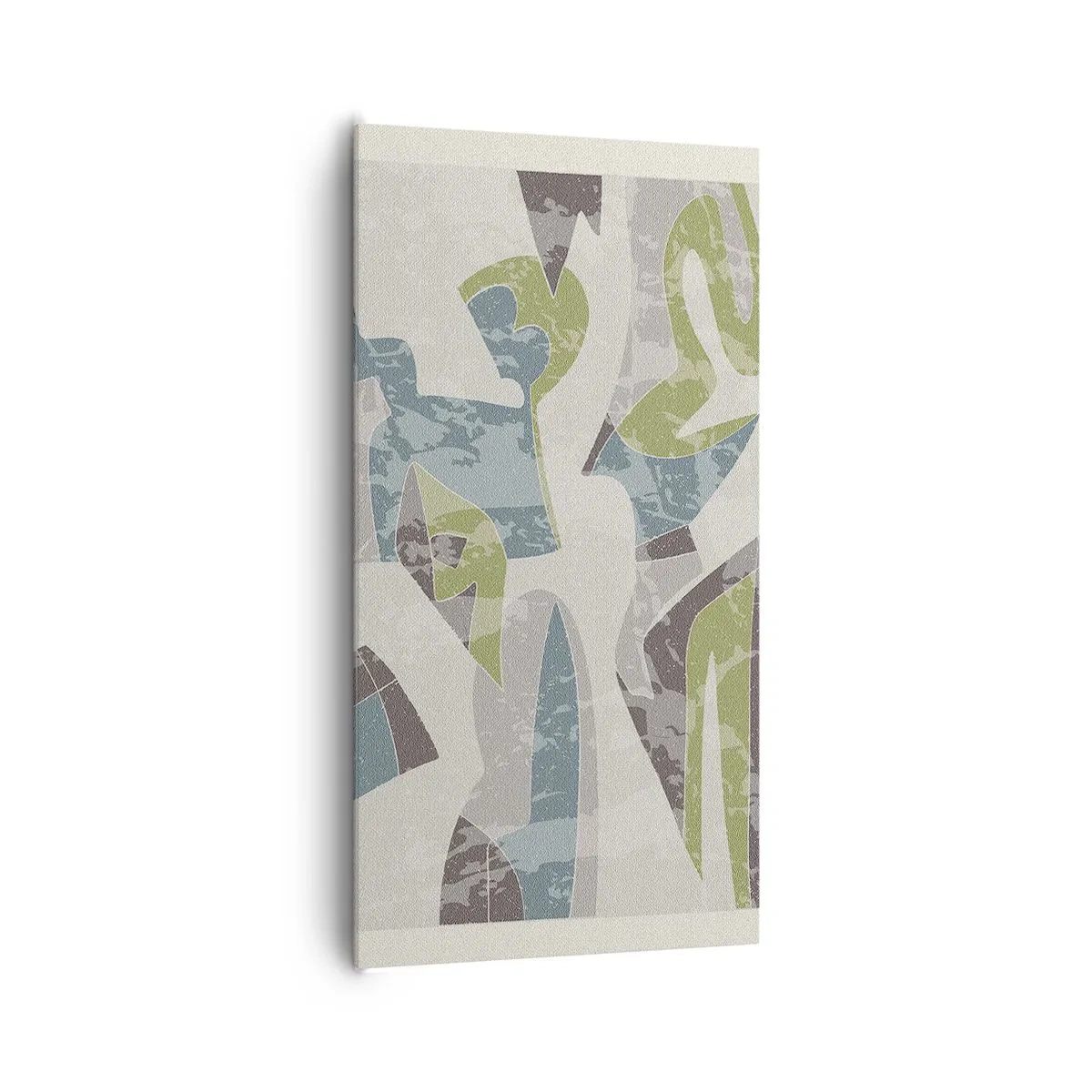 Schilderen op canvas - Compositie achter het glas - 65x120 cm