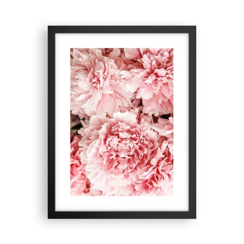 Poster in een zwarte lijst - Roze droom - 30x40 cm