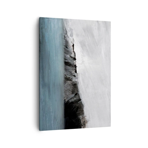 Schilderen op canvas - Water – aarde: botsing der elementen - 50x70 cm