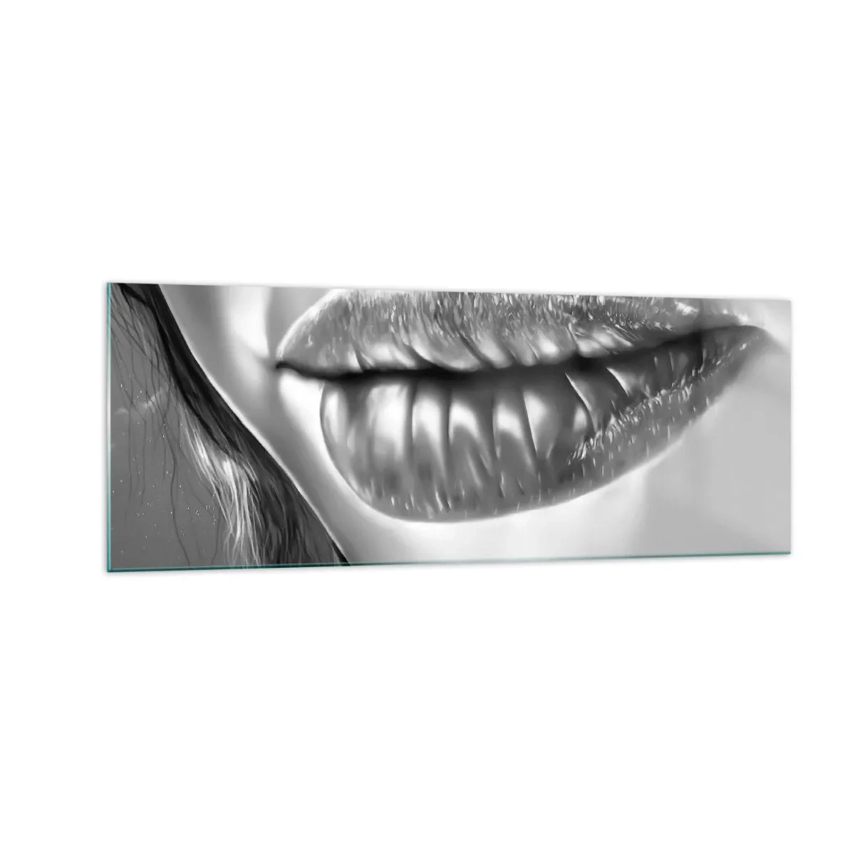 Schilderen op glas - Ik weet waar je aan denkt... - 140x50 cm